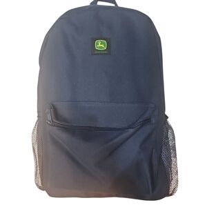 John Deere Blue Navy Adult Unisex Laptop Backpack Heavy Duty